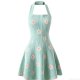 Women's Floral Cute Retro Halter Neck Dress
