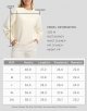 Women's Sweatshirts Oversized Cotton-blend Pullover Sweatshirt for Women Loose Fit