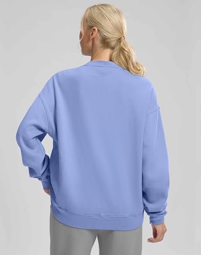 Women's Sweatshirts Oversized Cotton-blend Pullover Sweatshirt for Women Loose Fit