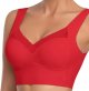 Women's Large Strapless Lace Tank Top Underwear Thin Side Fold Side Breast Gather Adjustable Bra Super Push up